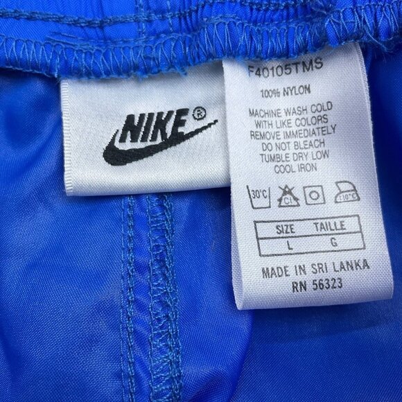 Nike Track Pants Women Large 26W x 33L Purple Logo Jogger Nylon Taper Windbreake - Picture 5 of 15